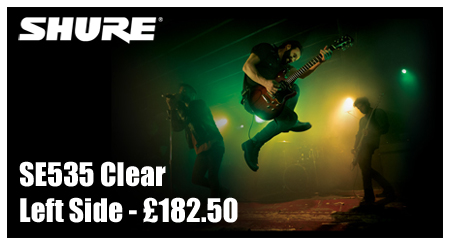 shure se535 clear left