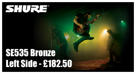 shure se535 bronze left